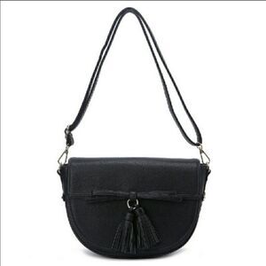 Front Double Tassel Crossbody
